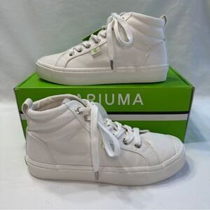 Cariuma OCA High Off-white Canvas Sneaker